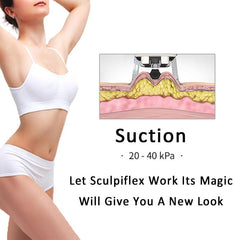 3-in-1 Body Sculpting Machine, 3-in-1 Electric Cellulite Massager-3 Modes Adjustable Body Sculpting Machine- Home Use Cupping Therapy Tool for Back, Belly, Waist, Arms, Legs-White