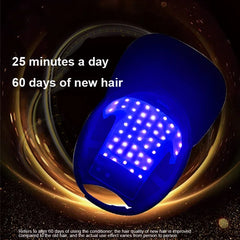 LASEPREHT Hair Growth Cap - Red & Infrared Light Therapy Device for Hair Loss Treatment with USB Charging