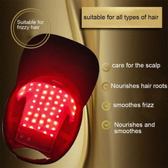 LASEPREHT Hair Growth Cap - Red & Infrared Light Therapy Device for Hair Loss Treatment with USB Charging